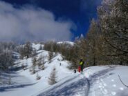 Verso i pendii finali