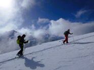 Sulla dorsale verso la croce di vetta