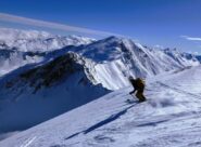 Breve saggio dalla cima per il versante di salita