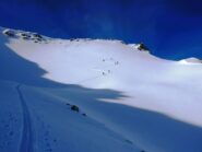 Il pendio sotto il col du Rocher Peyron