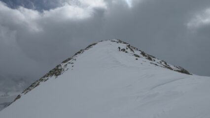 Arrivo sulla  quota m.2760