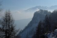 Il Castellus scendendo verso Ruà