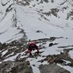 Salita a piedi sulla cresta Nord