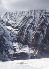 Neverland (in giallo la variante centrale). Condizioni attuali