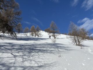 Salendo neve fantastica