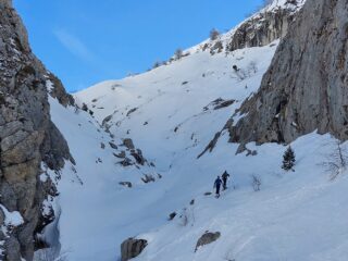 Nella gola delle Saline