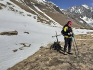 All'alpe diroccata con la  Croce.