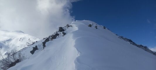 Arrivo in cima