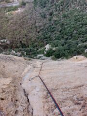 Uscita dal primo dei 3 6c, la parte 