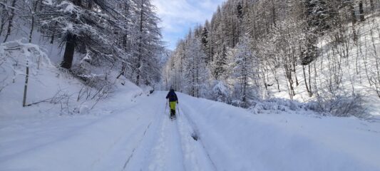 Ambiente invernale in partenza