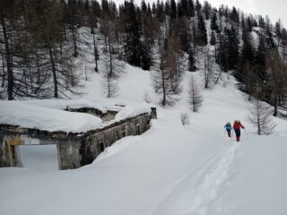 la casermetta prima del rifugio