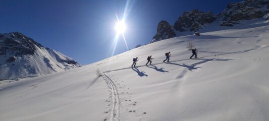 Neve ottima sotto il Cobre