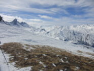 Al Colle vista sulle Aig Arves