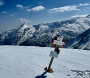 Dal c.le della Balma vista sul GranTruc e la conca Cialancia
