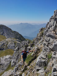 Versante di salita del Canto Cabronero
