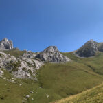 Le tre vette di giornata viste dal Llano Cebolleda