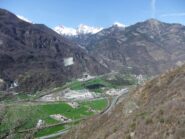 Dalla cima verso l' Avic