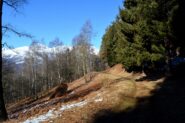 Poco prima del punto panoramico.
