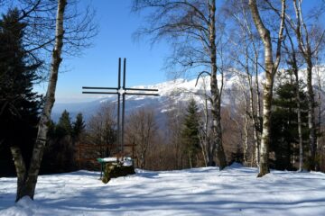 La croce di vetta.