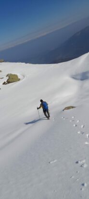 scendendo al colle dell'Arsep..