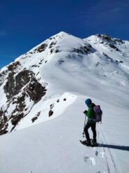spartiacque verso la Cima di Crosa