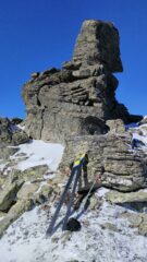 caratteristico pinnacolo al colle