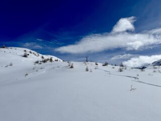 Prima discesa affianco al vecchio ski-lift smeraldo 