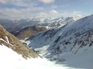 Tutta la discesa dalla normale