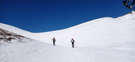 Salendo poco prima del passo Usserie Nanzickle