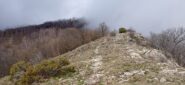 La salita di cresta verso la Rocca Tramontina 