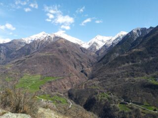 Becca Torchè e Corno del Lago dal castello