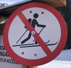 No skialp su pista da fondo