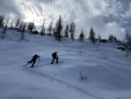 Ripida rissalita verso il colle della Balma
