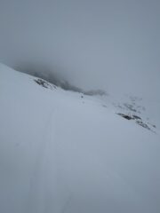 La vecchia traccia è ancora visibile