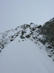 La cresta oggi si presentava così