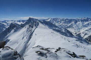 vista dell'alta Valgrisenche dalla cima