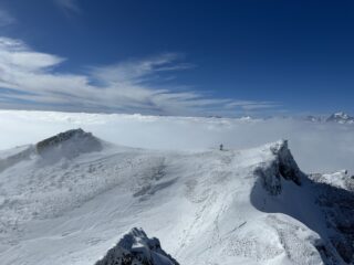 Dalla vetta guardando a sud