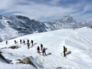 mucchio selvaggio in discesa. foto Lorenza