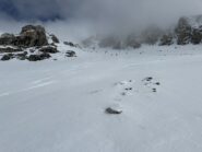 Il tratto dei bei pendii a sud-ovest 