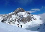 Arrivo in cima alla Roir Alp con la Meyna sullo sfondo