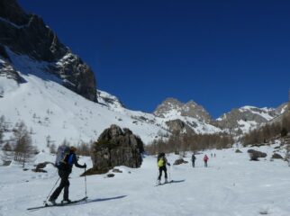 L'innevamento in Enchiausa