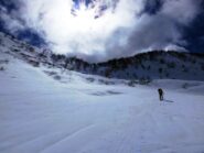 Ripello nel breve valloncello della prima salita