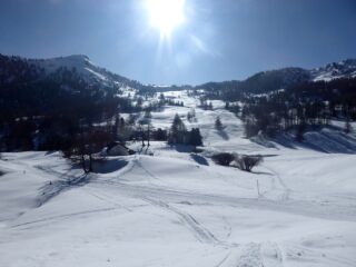 Poco sopra il Lago nero.