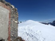 Ai ruderi della casermetta.