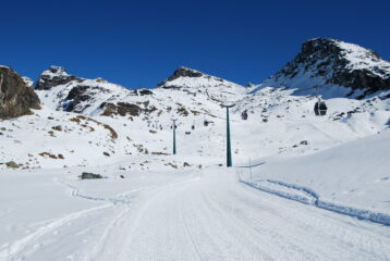 Passo Salati, Corno Camoscio e Col d'Olen salendo