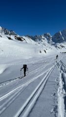 sul lungo falsopiano che parte dopo il rifugio
