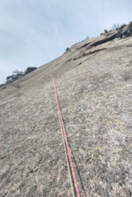 5° tiro, più ripido ma con roccia più lavorata
