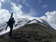 verso la cupola finale innevata