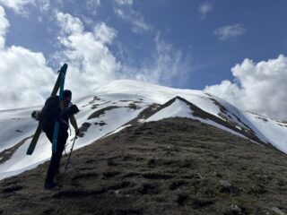 verso la cupola finale innevata