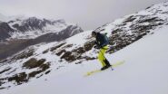 Verso Fiutrusa & C la neve ormai è salita assai di quota